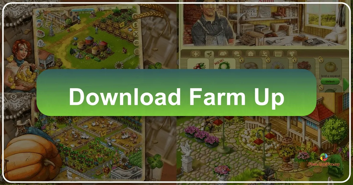 Farm Up: A Retro Farming Simulation for Tweens