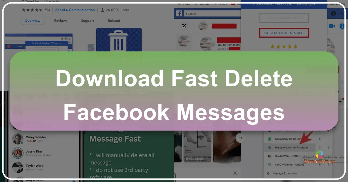 Xóa Nhanh Tin Nhắn Facebook: Hướng Dẫn Sử Dụng Fast Delete Facebook Messages