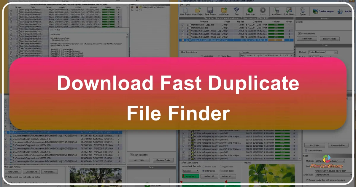 Fast Duplicate File Finder: Reclaiming Disk Space and Streamlining Your Digital Life