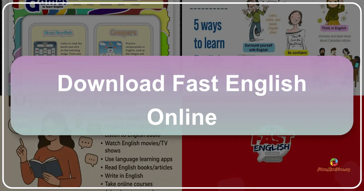 Fast English Online: Học Tiếng Anh Vừa Học Vừa Chơi