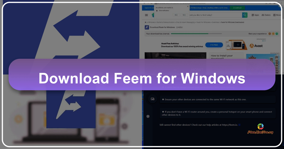 Feem for Windows enables effortless and secure local network file sharing without external servers or cloud storage services. /images/download-feem-for-windows.png