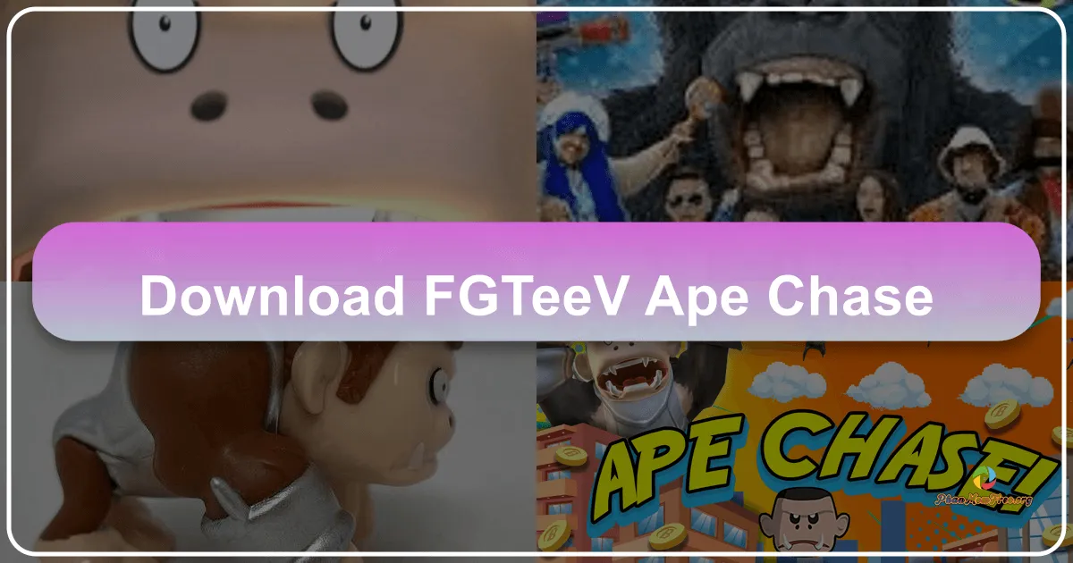 FGTeeV Ape Chase: A Thrilling Mobile Platformer