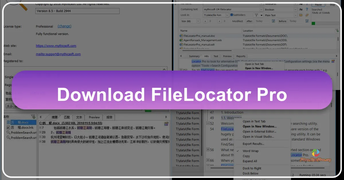 FileLocator Pro: A Comprehensive Guide to Powerful File Searching
