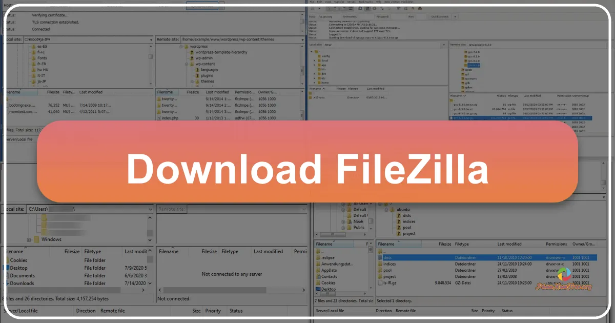 FileZilla: Giải pháp toàn diện cho việc truyền tải dữ liệu FTP