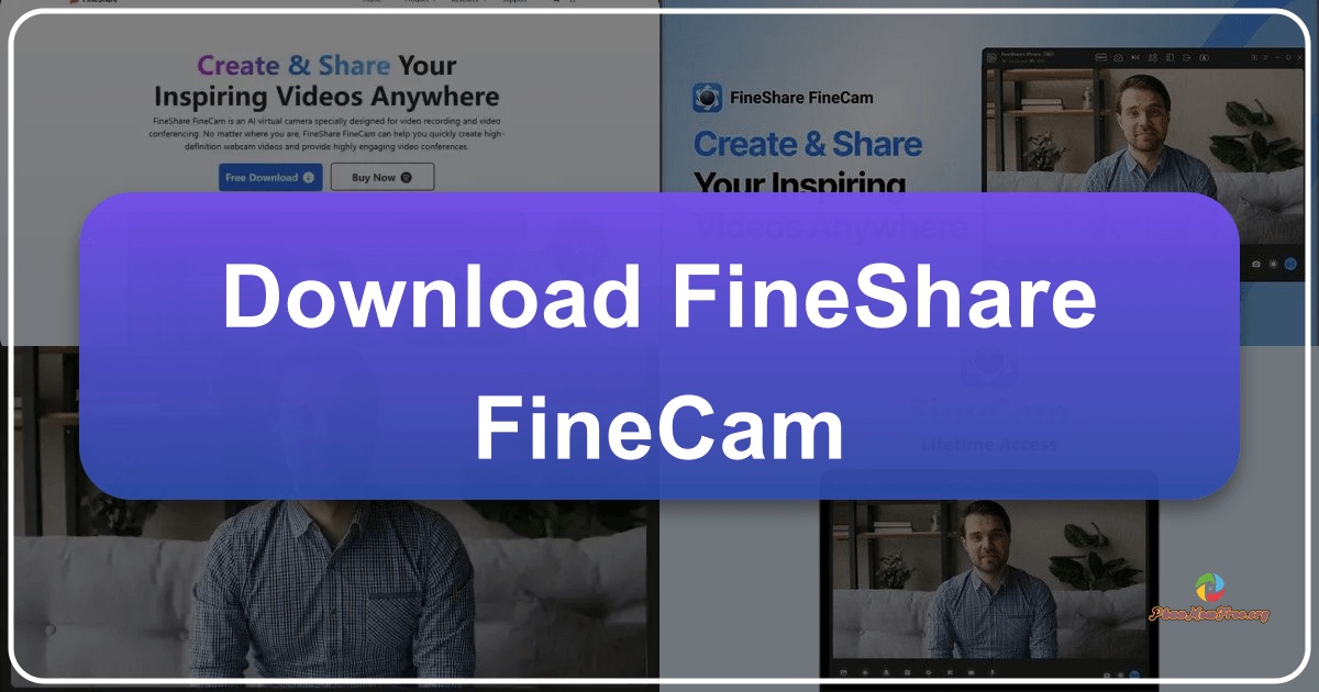 FineShare FineCam: AI-powered virtual camera for enhanced video quality and conferencing experience. /images/download-fineshare-finecam.png