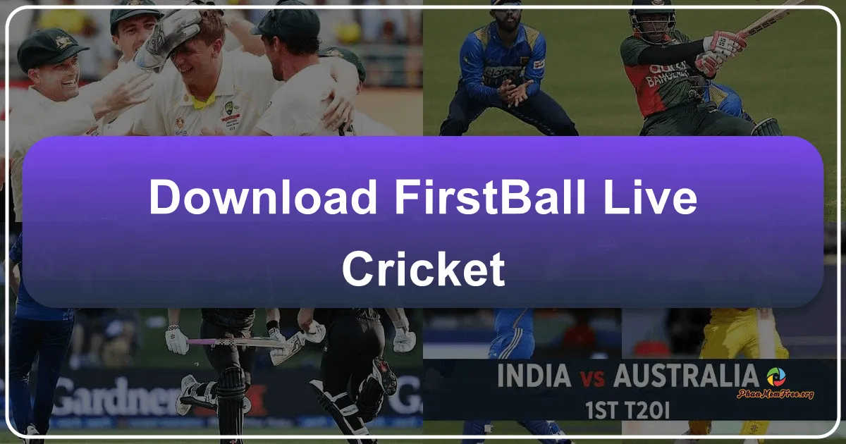 FirstBall - Live Cricket: Your Pocket-Sized Cricket Companion