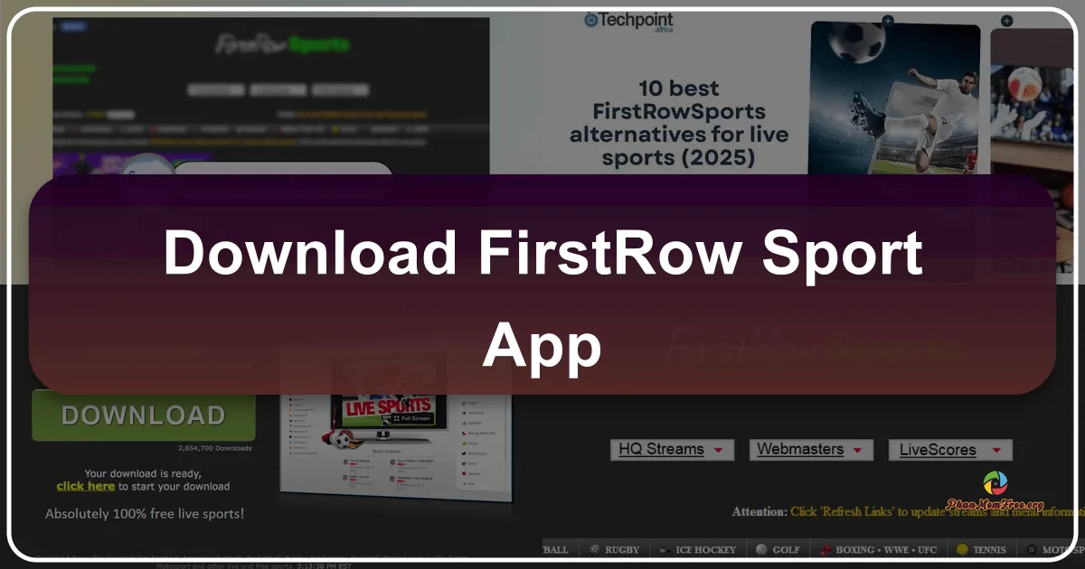 FirstRow Sport App: A Comprehensive Review