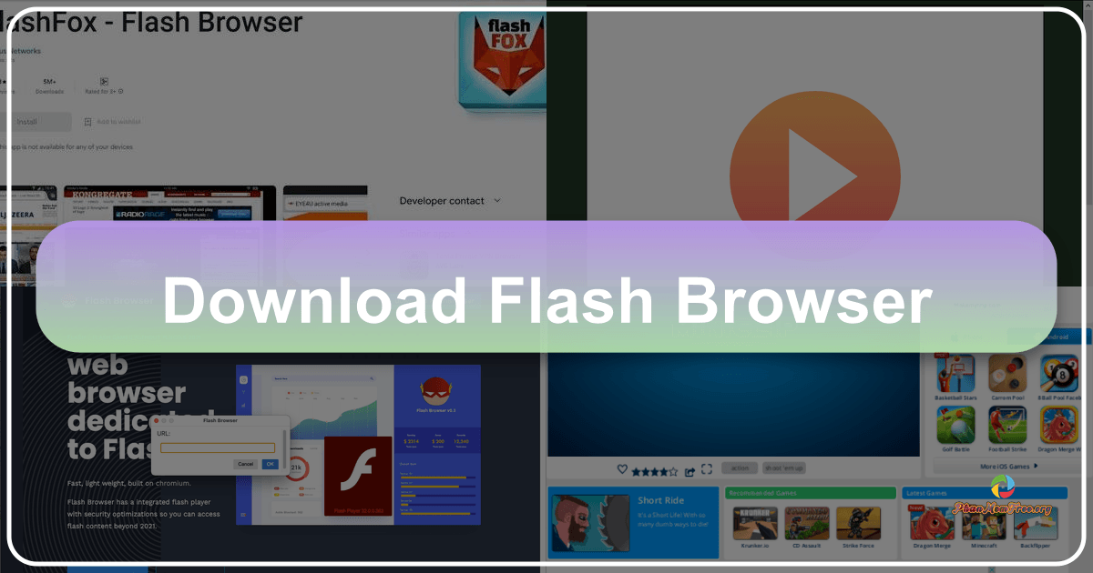 Flash Browser: A dedicated solution for accessing legacy Flash content with caution and awareness of security risks involved. /images/download-flash-browser.png