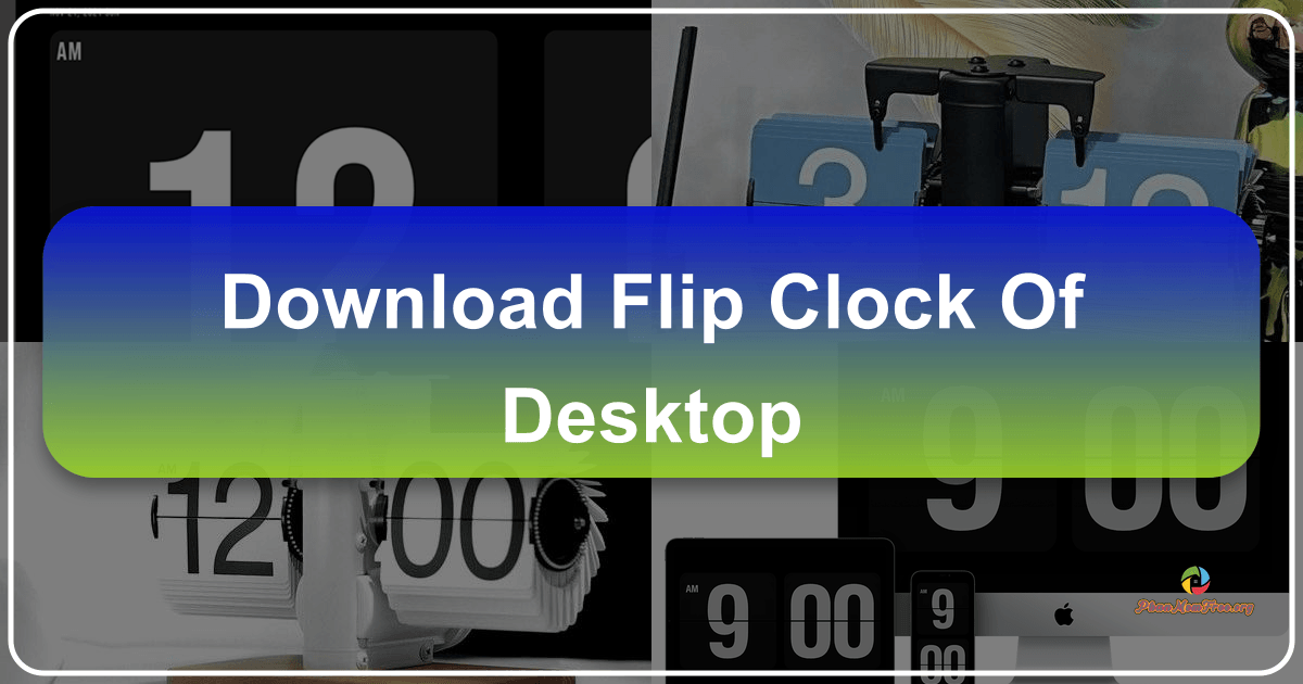 Flip Clock of Desktop: A visually appealing, nostalgic digital timepiece with a retro flip-clock animation for Windows PCs. /images/download-flip-clock-of-desktop.png