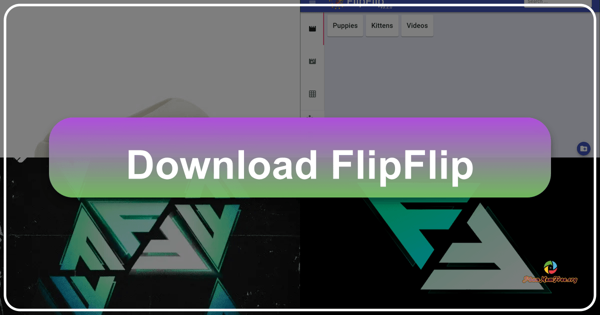 FlipFlip: A free and open-source slideshow creation program with extensive features and customization options for Windows PCs. /images/download-flipflip.png
