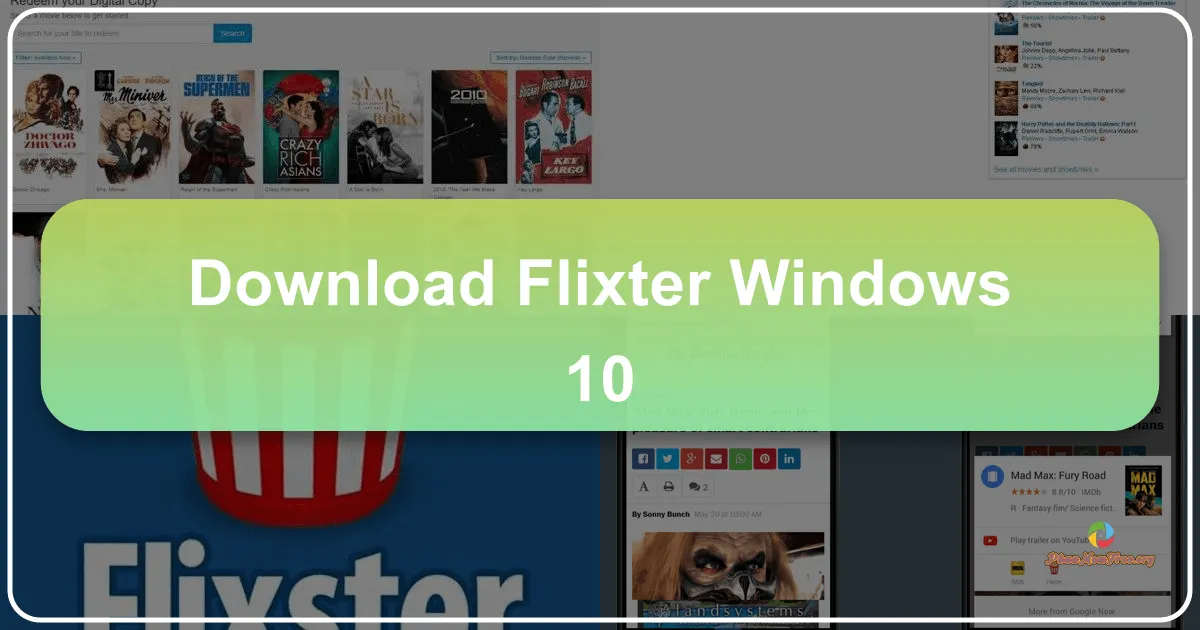 Flixster for Windows 10: A Retrospective Review