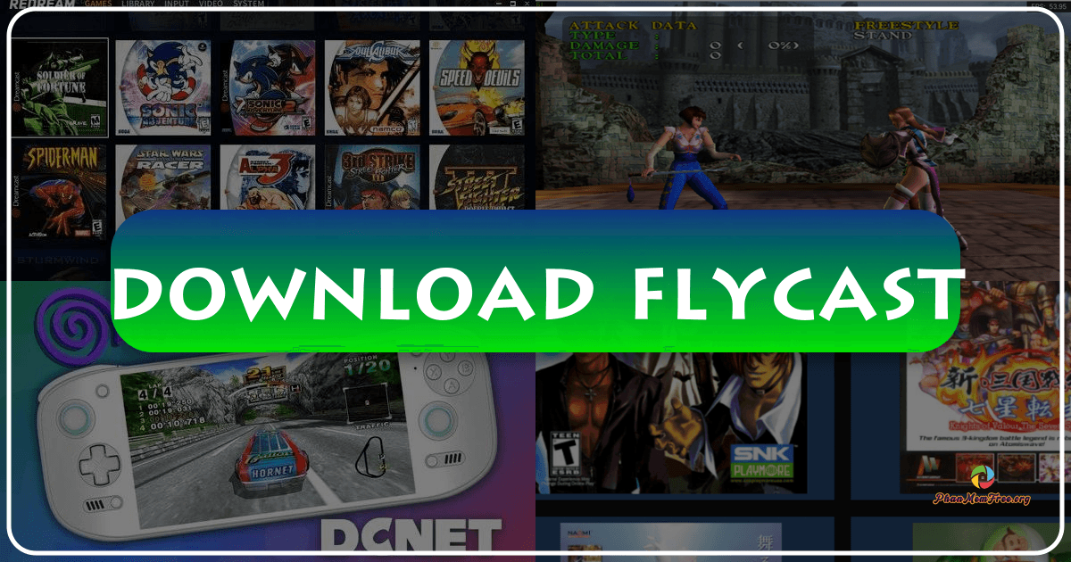 Flycast: A free, open-source emulator for playing Sega Dreamcast games on modern devices with enhanced features. /images/download-flycast.png