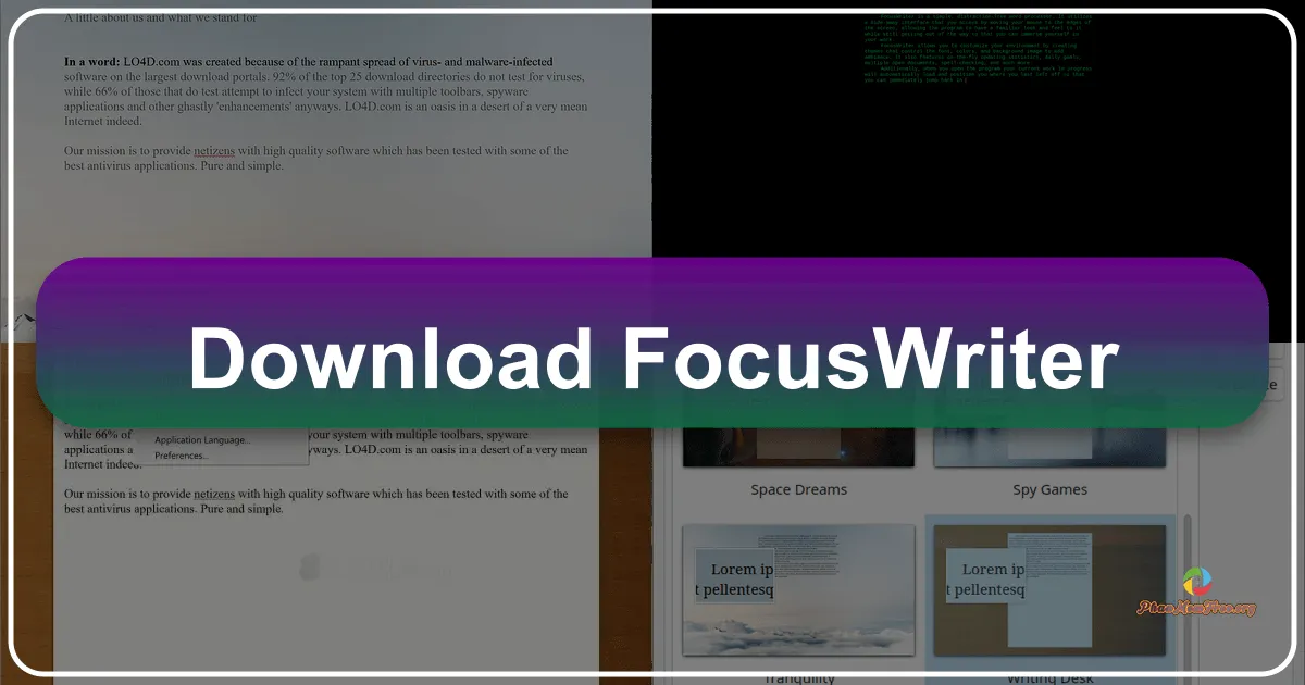 FocusWriter: A Distraction-Free Writing Environment