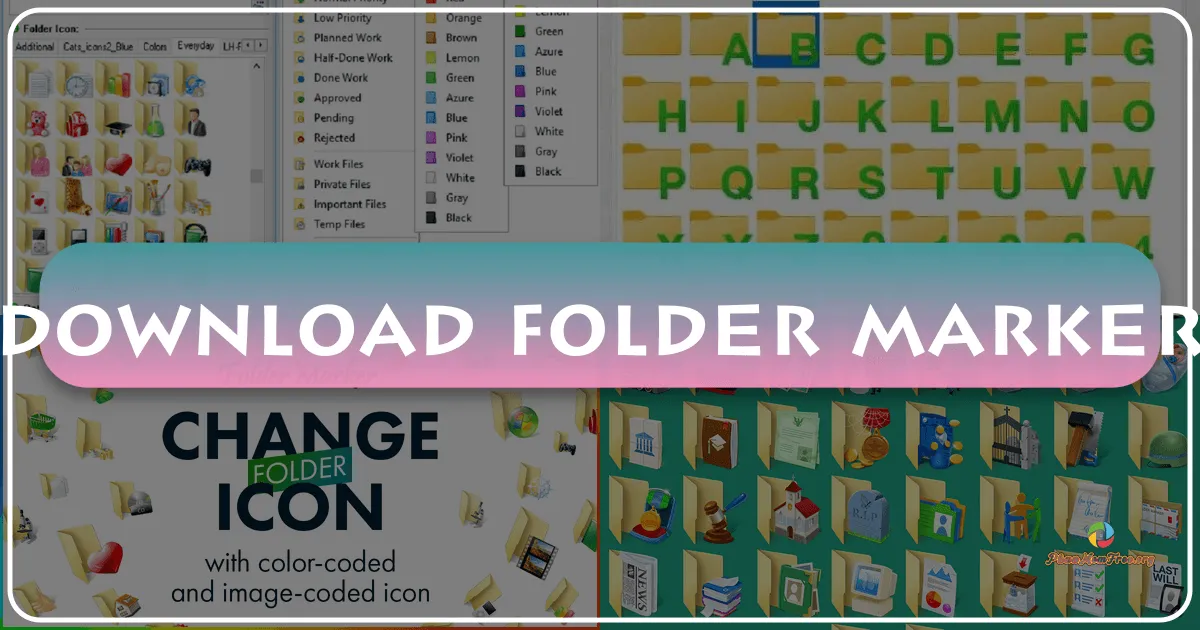 Folder Marker: Revitalizing Your Windows Workspace Through Intuitive Folder Customization