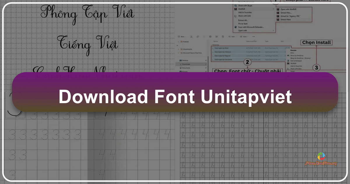 Font Unitapviet giúp học sinh tiểu học luyện viết chữ hiệu quả và thú vị. /images/download-font-unitapviet.png