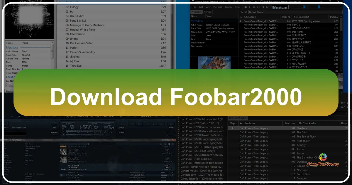 foobar2000: Trình Phát Âm Thanh Tinh Vi và Linh Hoạt cho Windows