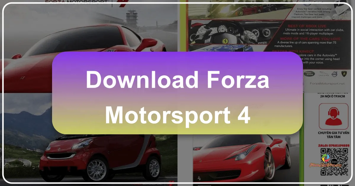 Forza Motorsport 4: A Deep Dive into the Racing Sim Classic