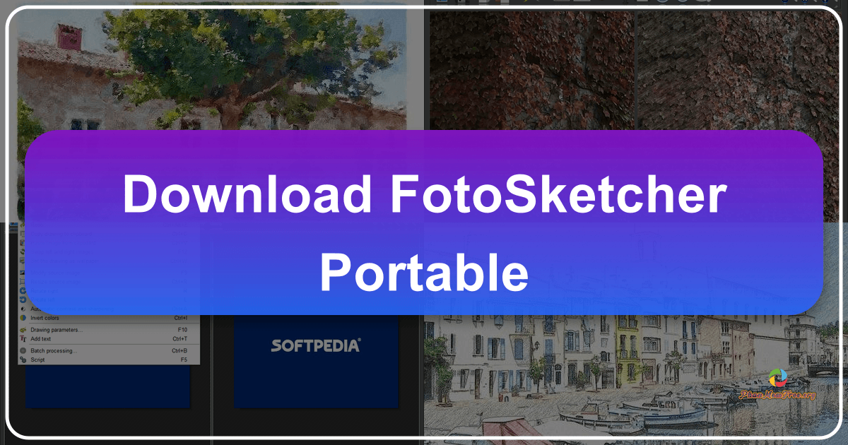 FotoSketcher Portable: A free program transforming photos into stylized drawings with ease and simplicity. /images/download-fotosketcher-portable.png