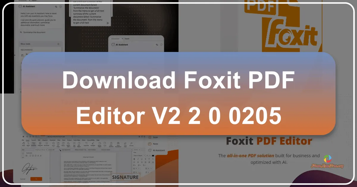 Foxit PDF Editor 3.1: Công cụ chỉnh sửa PDF mạnh mẽ và dễ sử dụng