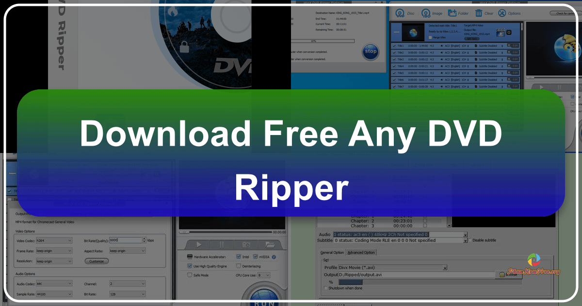 Free Any DVD Ripper software review, covering features, performance, pros, and cons for DVD conversion and backup needs. /images/download-free-any-dvd-ripper.png