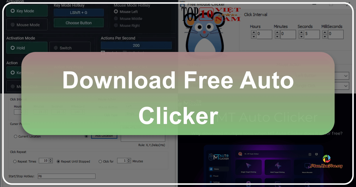 Free Auto Clicker automates repetitive mouse clicks for efficiency and injury prevention in various tasks. /images/download-free-auto-clicker.png
