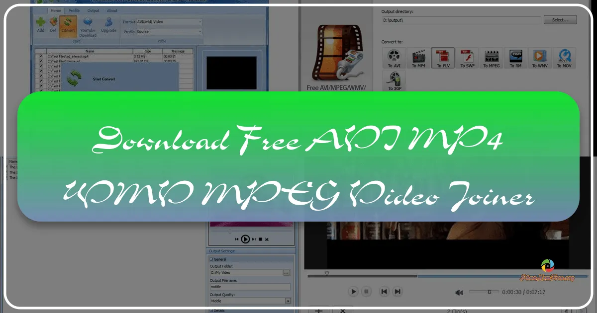 Free AVI MP4 WMV MPEG Video Joiner: A Comprehensive Guide