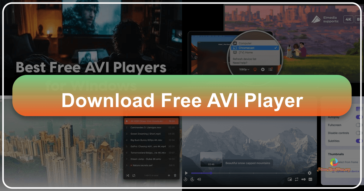 Aiseesoft Free AVI Player offers seamless video playback with broad format support and a user-friendly interface. /images/download-free-avi-player.png
