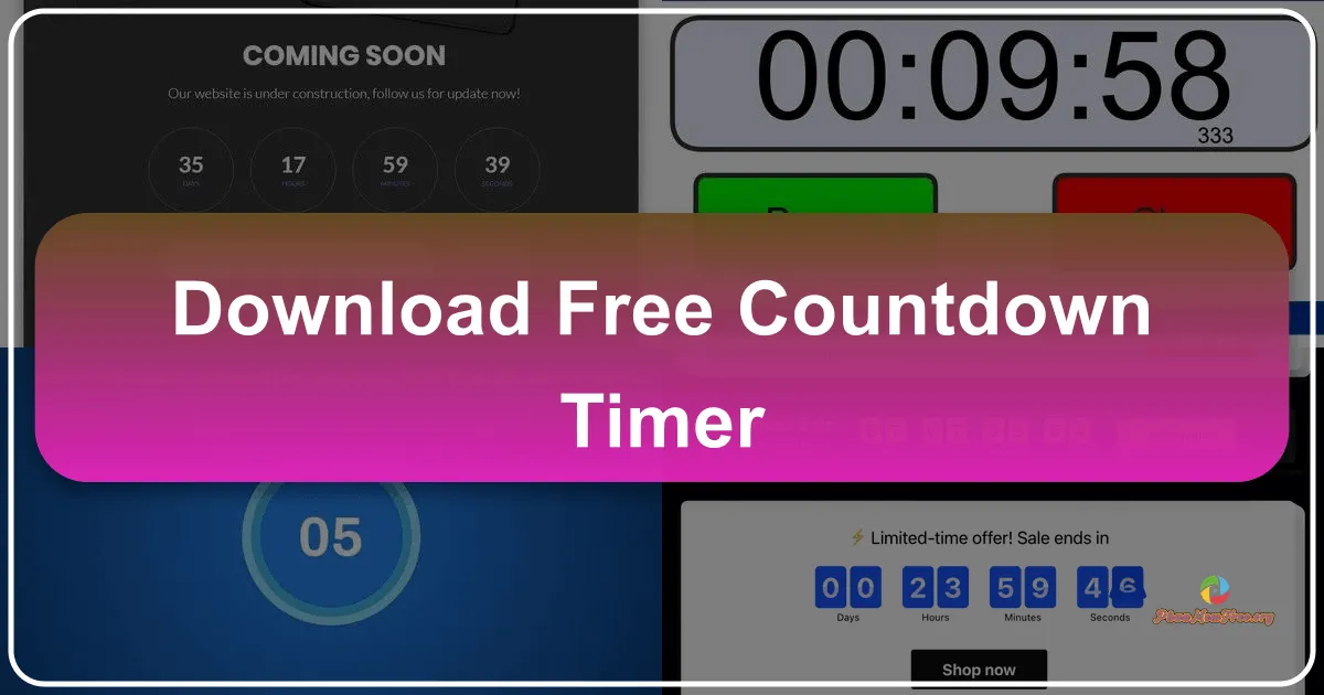 Free Countdown Timer: A Comprehensive Review
