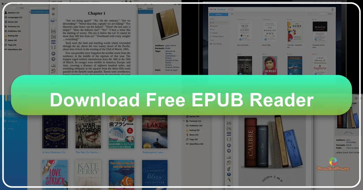 Free EPUB Reader: Trình đọc sách điện tử EPUB miễn phí đơn giản và hiệu quả