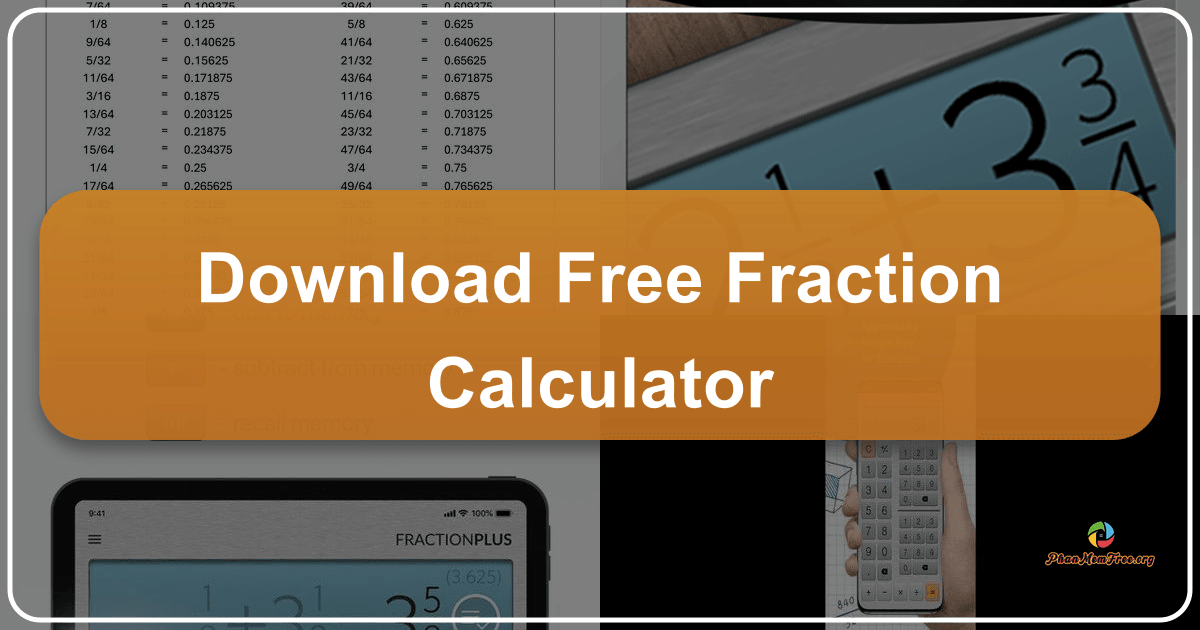 A free and efficient fraction calculator for Windows with simplicity and ease of use as its core features. /images/download-free-fraction-calculator.png