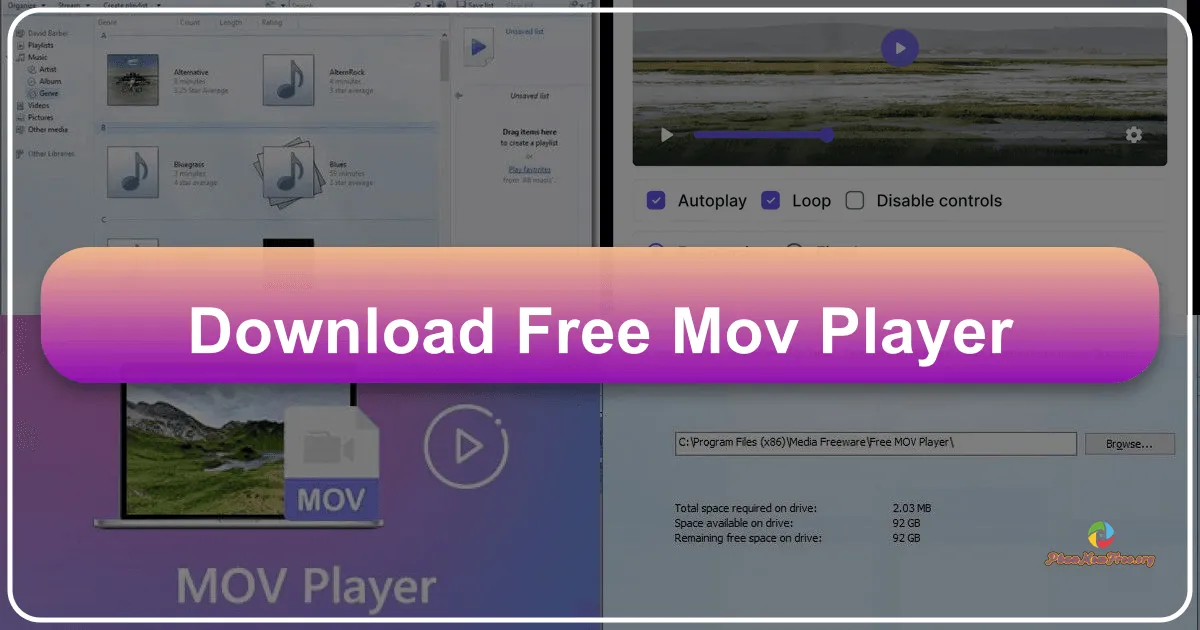 Free MOV Player: A Simple and Streamlined Media Player for Windows