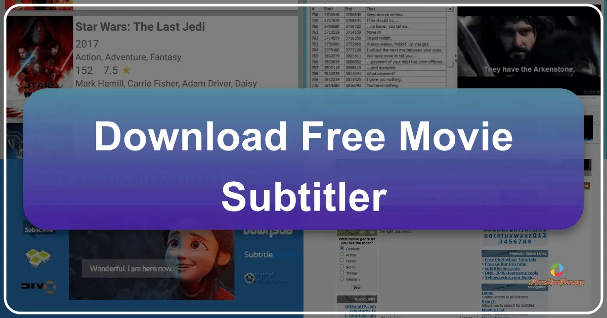 Free Movie Subtitler: A Comprehensive Review