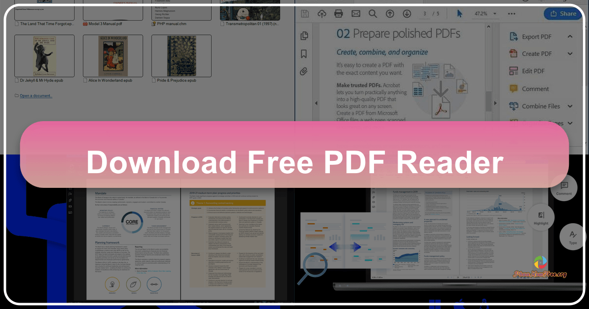 Free PDF Reader offers efficient and lightweight PDF viewing and conversion for Windows users. /images/download-free-pdf-reader.png