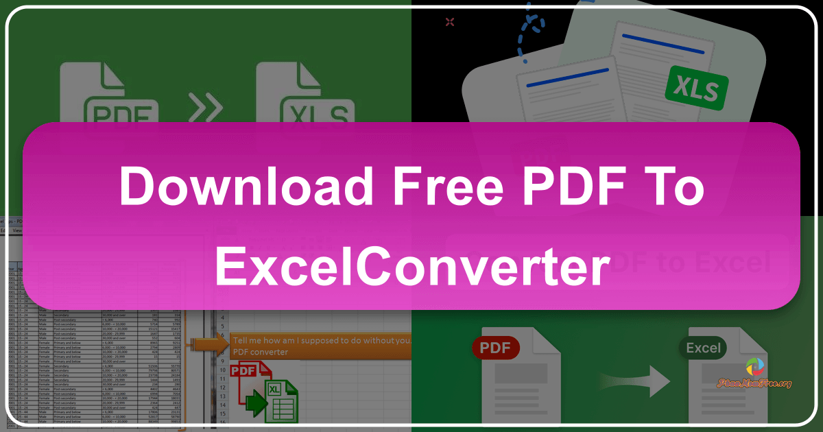 A comprehensive guide to free PDF to Excel converters, highlighting functionality, advantages, and limitations. /images/download-free-pdf-to-excelconverter.png