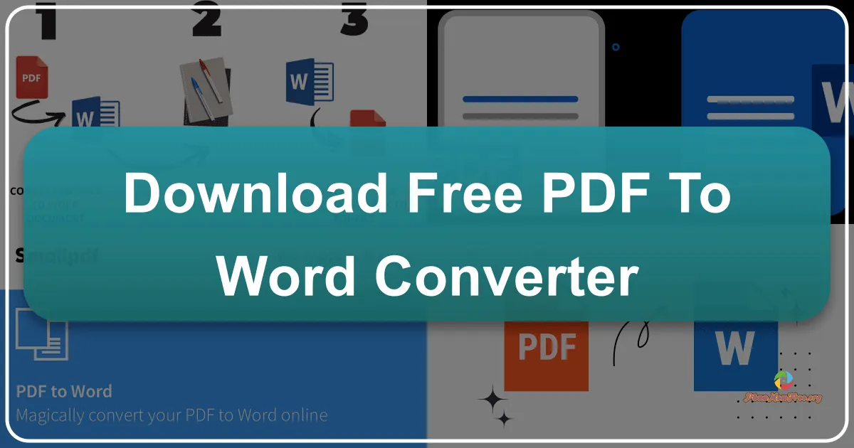 Trình Chuyển Đổi PDF sang Word Miễn Phí: Free PDF to Word Converter
