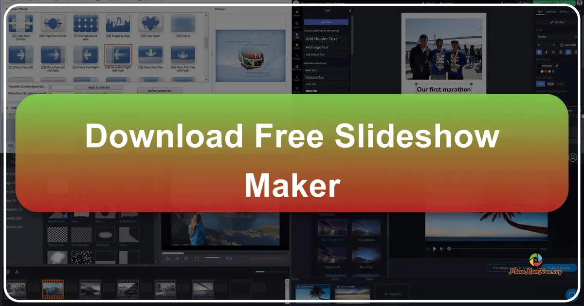 Free Slideshow Maker 4.5: Trình Tạo Trình Chiếu Ảnh Miễn Phí Đa Năng