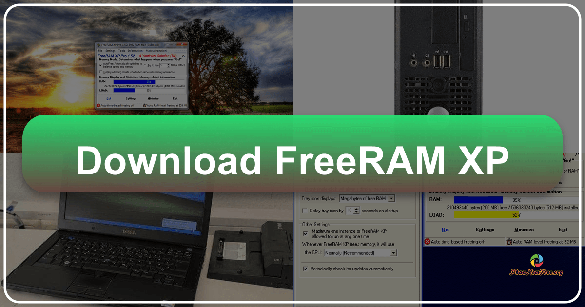 FreeRAM XP optimizes Windows RAM usage for improved system performance and speed with its intelligent management approach. /images/download-freeram-xp.png