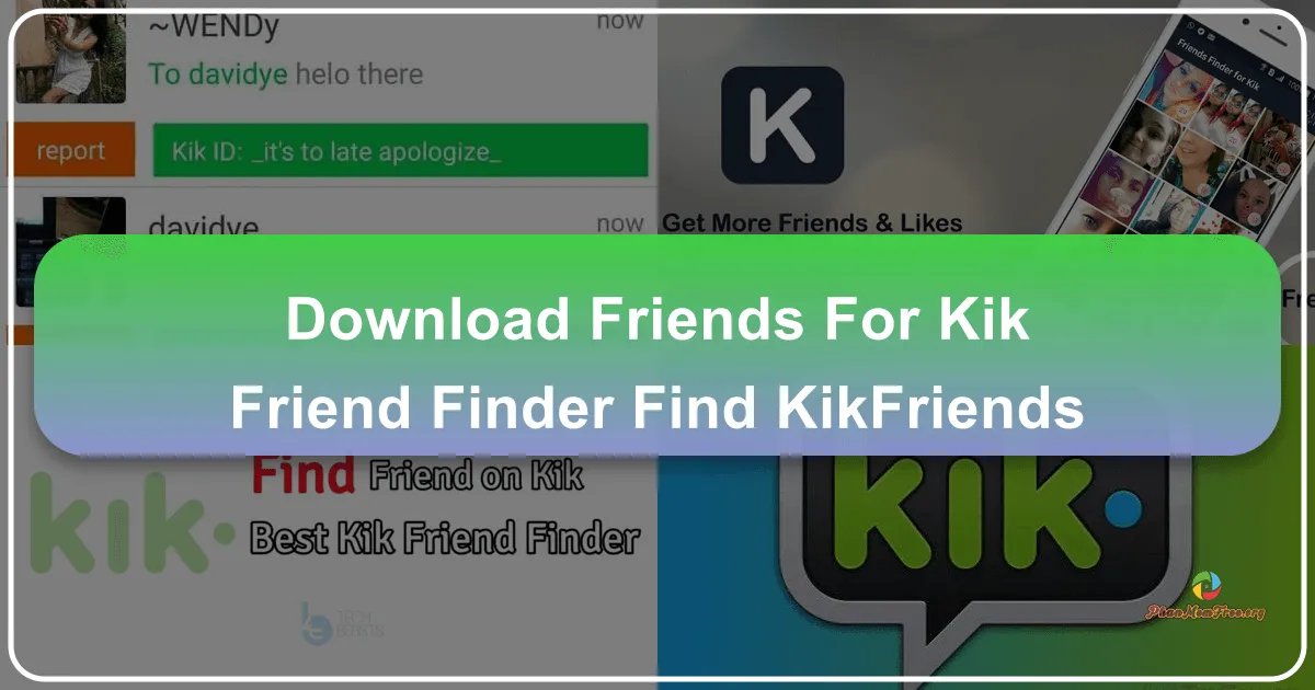 Friends for Kik Friend Finder: Find Kikfriends