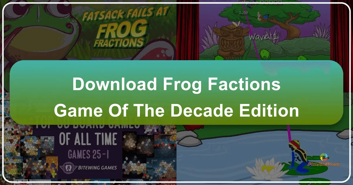 Frog Fractions: Game of the Decade Edition – A Hilariously Unexpected Adventure