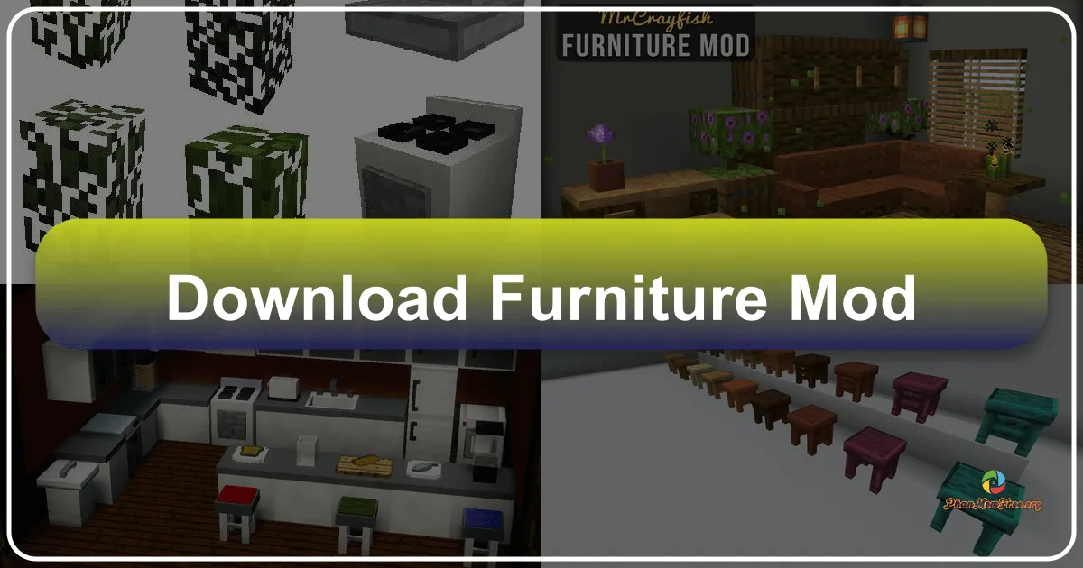 Furniture Mod: Làm mới không gian sống trong thế giới Minecraft