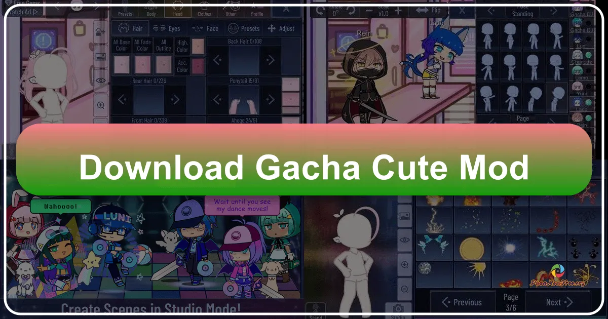 Gacha Cute Mod: An In-Depth Look at the Popular Gacha Life and Gacha Club Enhancement
