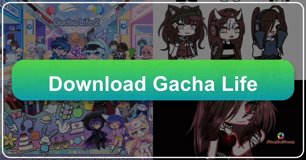 Gacha Life: Thế giới thời trang Anime thu nhỏ trong tầm tay