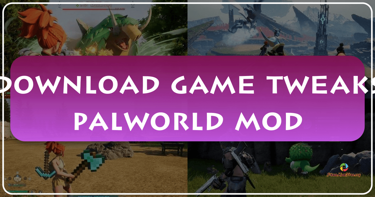 Enhance Palworld gameplay with the Game Tweaks mod for extensive customization and control over various in-game parameters. /images/download-game-tweaks-palworld-mod.png