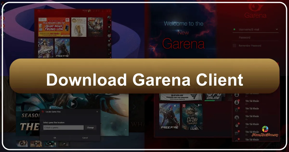 Garena Client: Cổng Trời Game Online