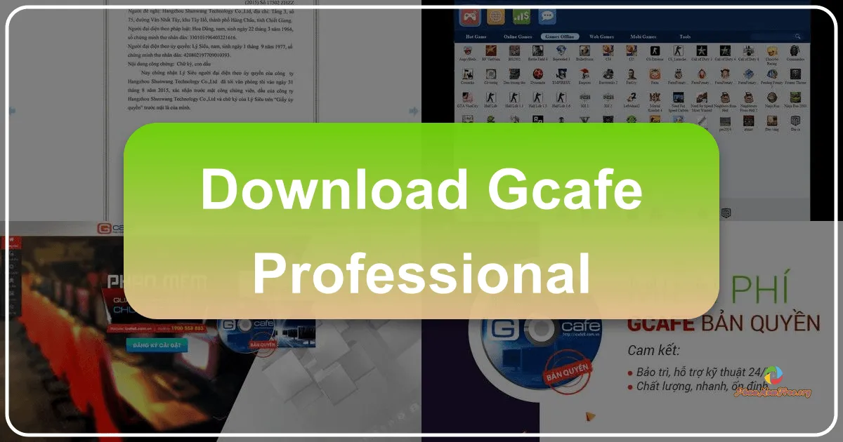 GCafe Professional: Giải Pháp Quản Lý Phòng Máy Chuyên Nghiệp Từ VNG