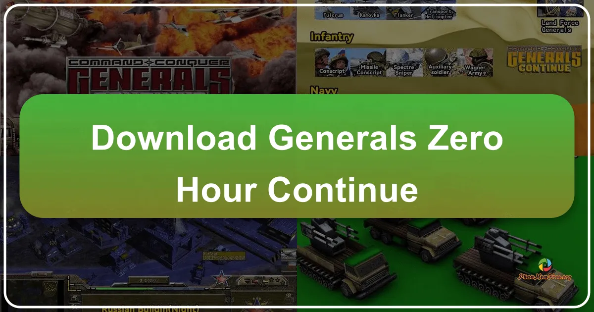 Generals Zero Hour Continue