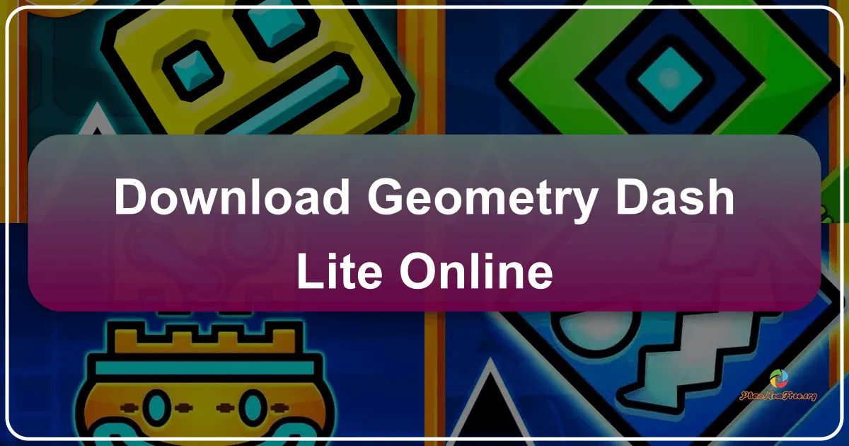 Geometry Dash Lite Online: Phiên bản trình duyệt của siêu phẩm game nhịp điệu