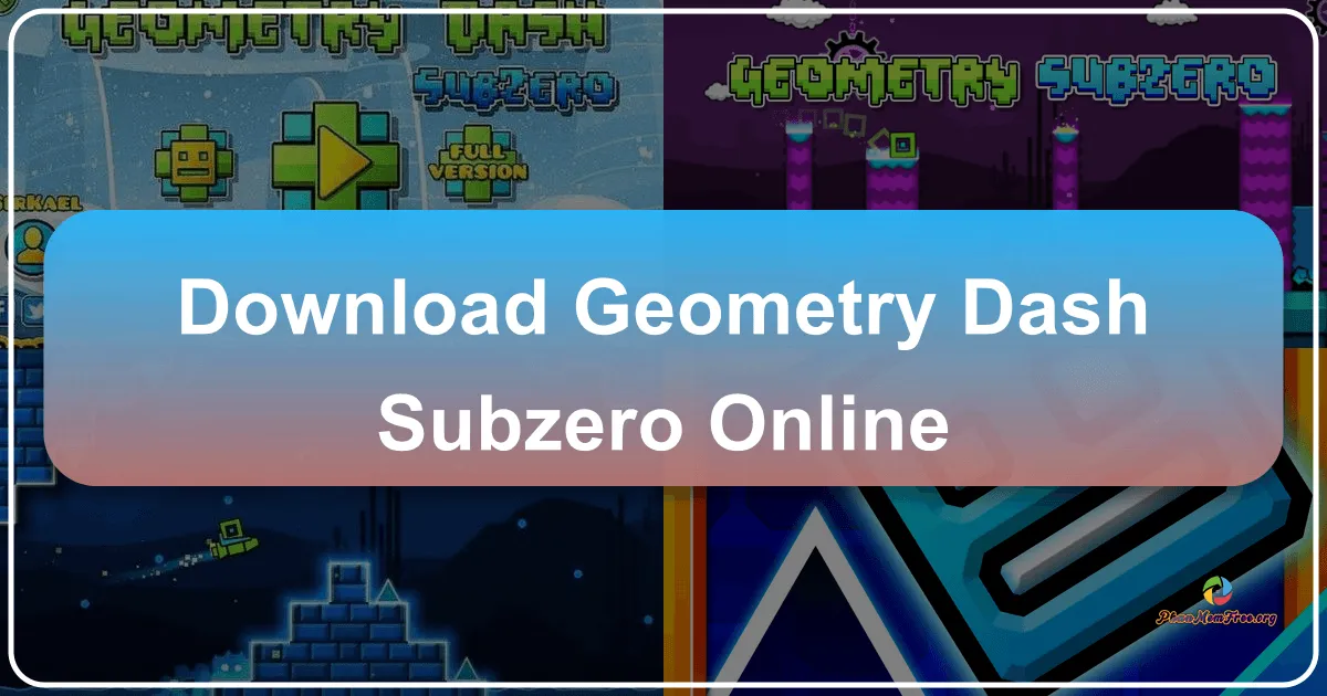 Geometry Dash Subzero Online: Trải Nghiệm Điệu Nhảy Khối Vuông Thử Thách Cao Độ