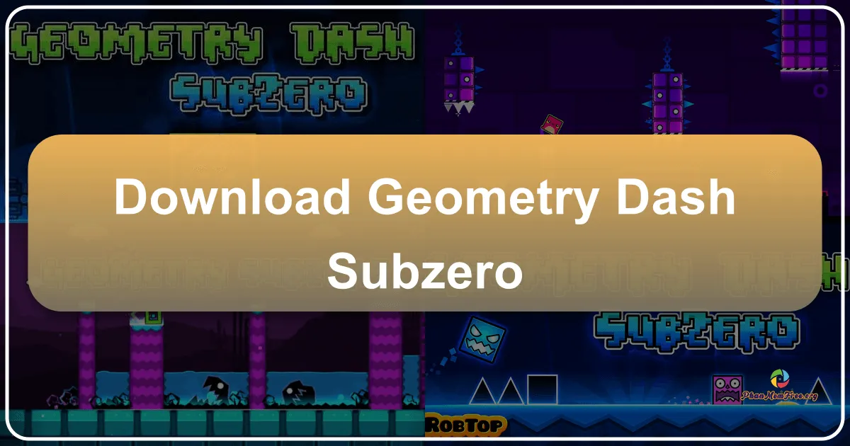 Geometry Dash SubZero: A Thrilling Rhythm Platformer