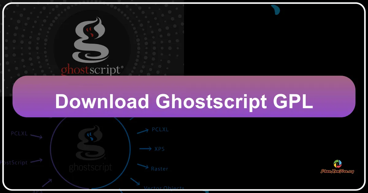 Ghostscript GPL: Động cơ mạnh mẽ đằng sau việc xử lý file PDF